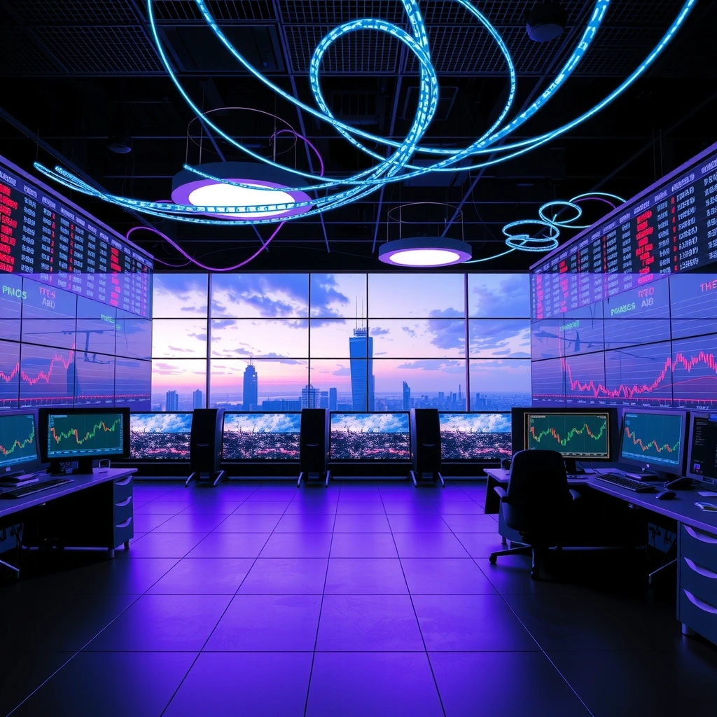 Financial trading floor