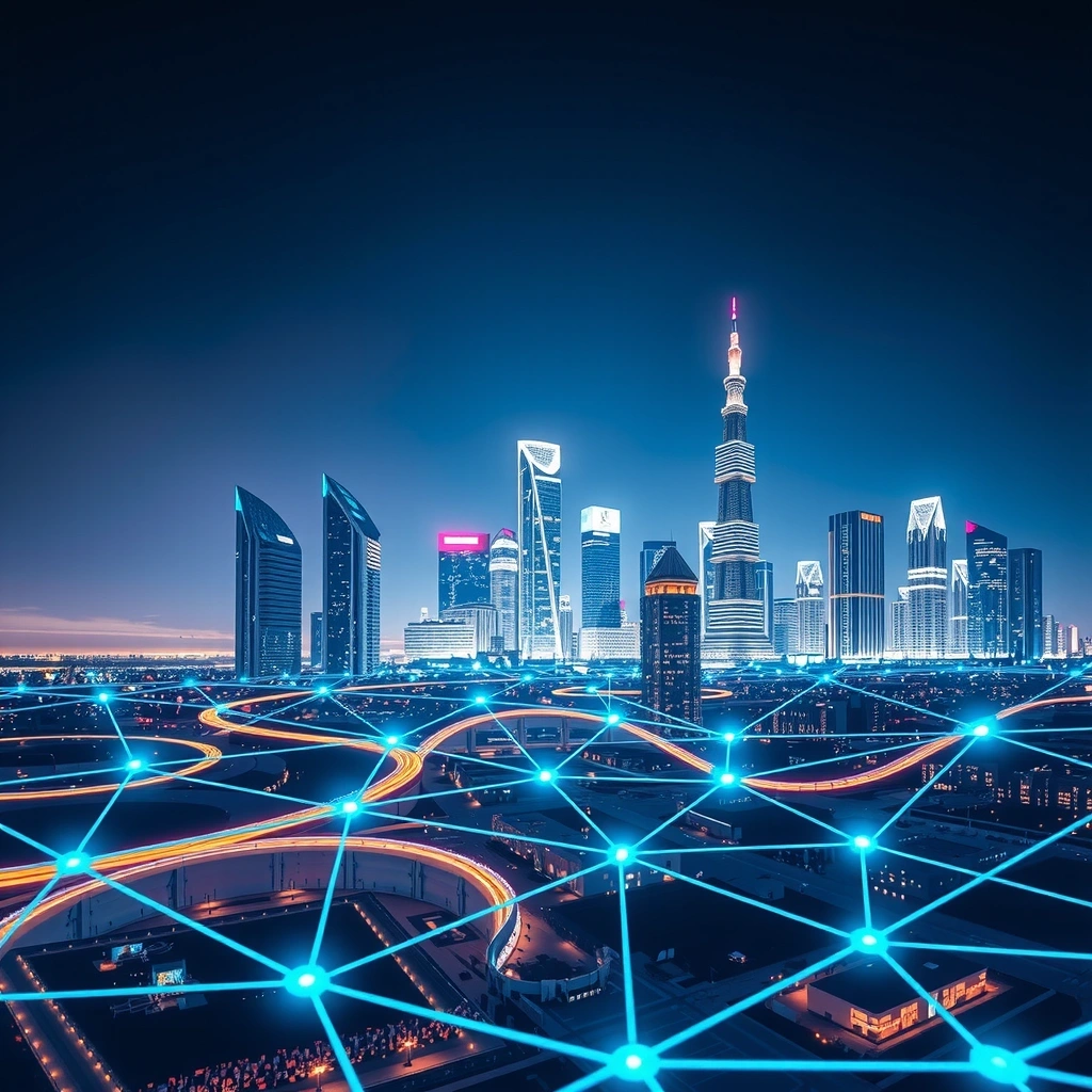 Manama Skyline at Night